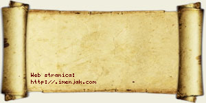 Latinka Aksentijević vizit kartica